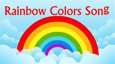Nursery Rhyme- Rainbow Colors Song - YouTube