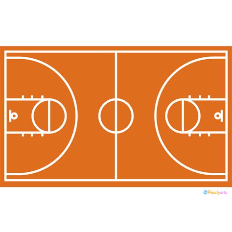 FREE Basketball Court Clipart (PNG file) | Pearly Arts