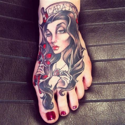 Sic Gorgiamus Allos Subjectatos Nunc — Gomez and Morticia Tattoo