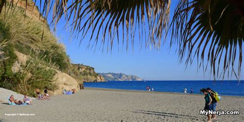 February Beach Weather At Burriana Nerja