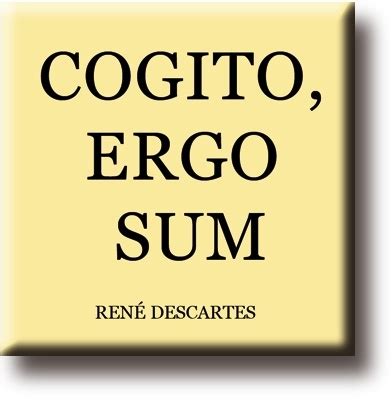 Fridge Magnet, René Descartes, Cogito, Ergo, Sum - Museum-webshop