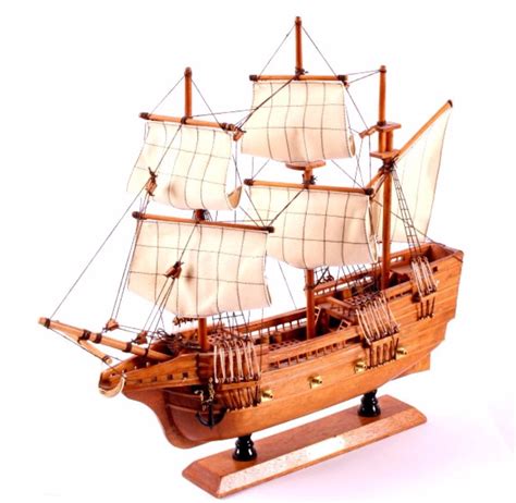 Wooden Mayflower Model Ship