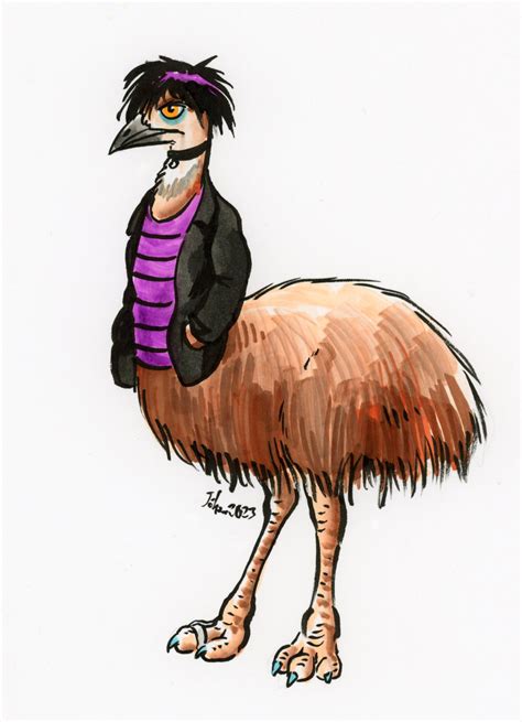 Emo Emu by Cervelet on DeviantArt