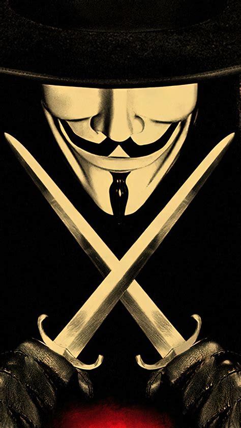 V for Vendetta Movie Anonymous 4K #1270i Wallpaper iPhone Phone