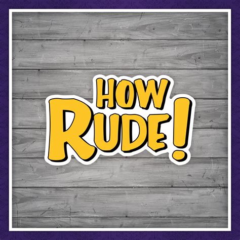 How Rude Full House Decal/Sticker | Etsy