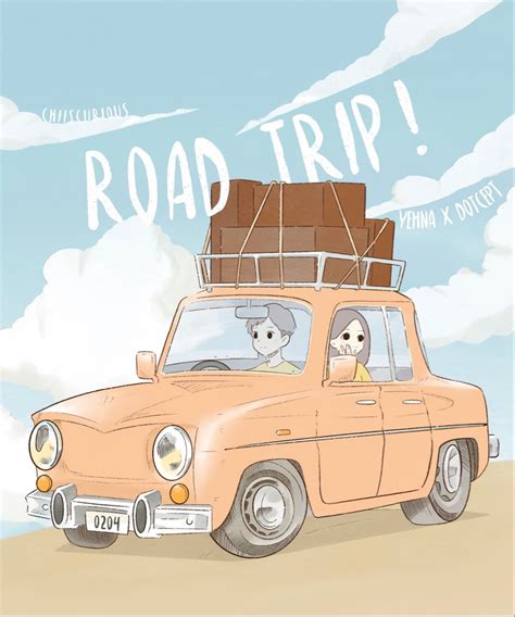 ROAD TRIP ! 🚗 Digital Drawing | Digital drawing, Road trip, Drawings