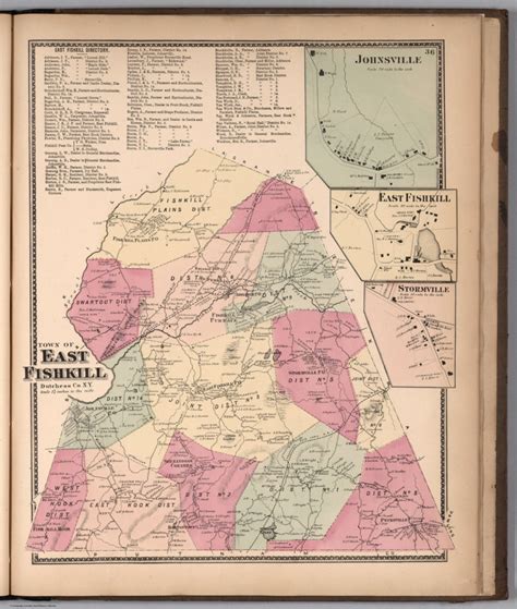 Town of East Fishkill, Dutchess County, New York. (insets) Johnsville ...