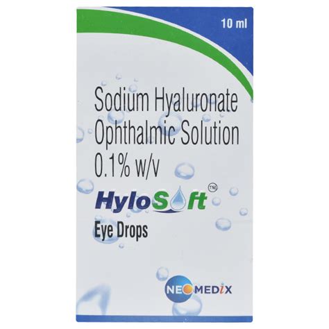 Buy HYLOSOFT Eye Drops 10ml Online at Upto 25% OFF | Netmeds