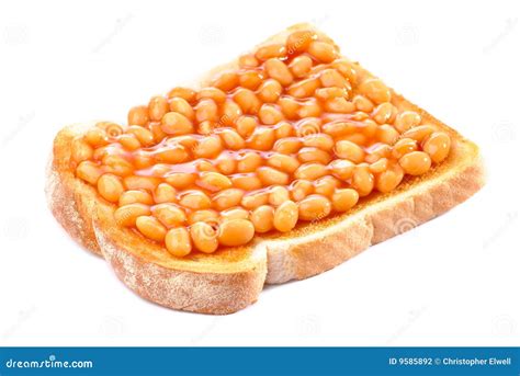 Baked Beans On Toast Stock Photography - Image: 9585892