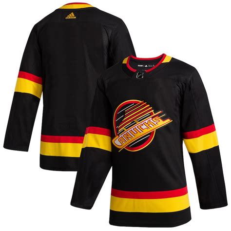 Men's Vancouver Canucks adidas Black 2019/20 Flying Skate - Authentic ...