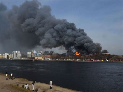 Massive fire in historic Saint Petersburg factory | Europe – Gulf News