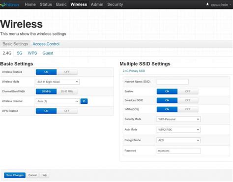 Shaw Modem Login - 192.168.1.1