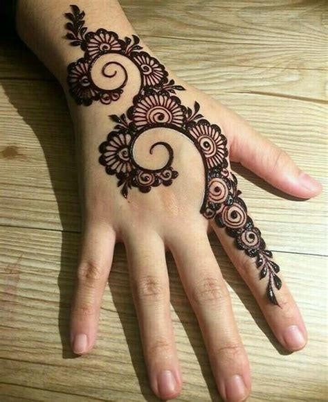 Glimmer Back Hand Arabic Mehndi Designs - Back Hand Arabic Mehndi ...