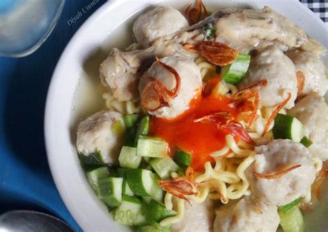 Resep Mie Bakso Ayam | Soteng Khas Tasikmalaya oleh Diyah Kuntari - Cookpad