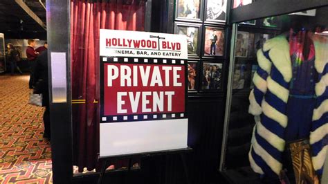 Host Your Own Event in our Theater – Hollywood Blvd Cinema – Dinner and a Movie