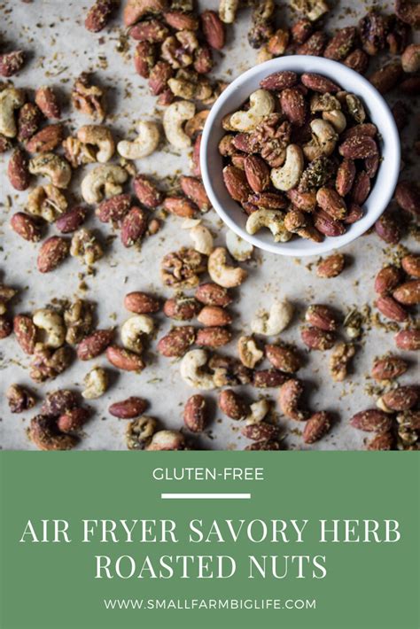 These air fryer savory herb roasted nuts are healthy and easy to make! If you are looking for a ...