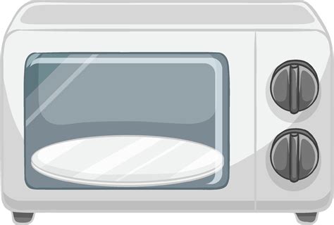 Microwave oven isolated on white background 3188603 Vector Art at Vecteezy