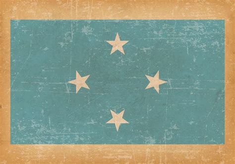 Grunge Flag of Micronesia 153094 Vector Art at Vecteezy