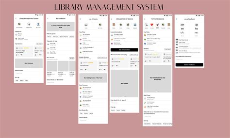 LIBRARY MANAGEMENT SYSTEM | Figma