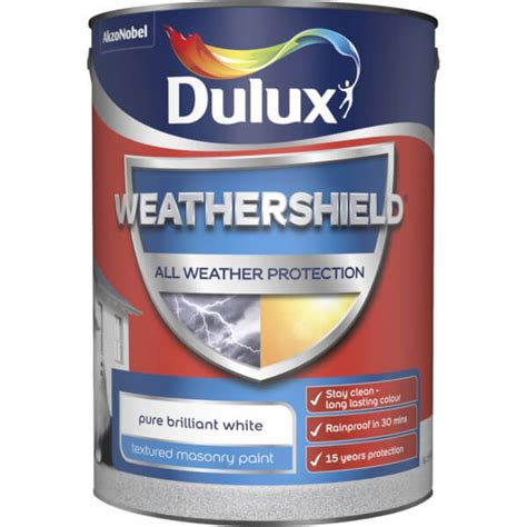 Offer Homebase Dulux Weathershield All Weather Textured