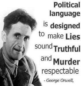 George Orwell. Quotes about politics