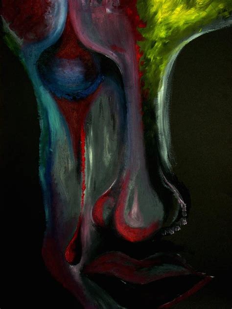 Tears of a Clown Painting by Shawn Ward - Fine Art America