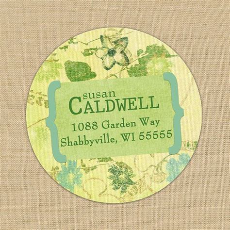 Shabby and Faded Floral Custom Personalized Address Labels or | Etsy | Personalized address ...