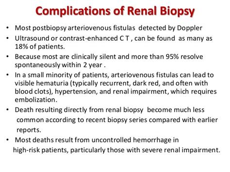 Renal biopsy