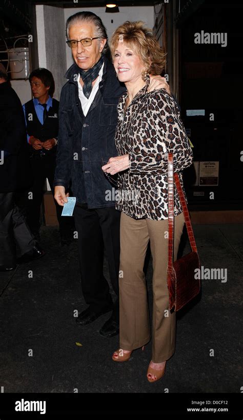 Richard Perry and Jane Fonda outside Madeos restaurant in West ...