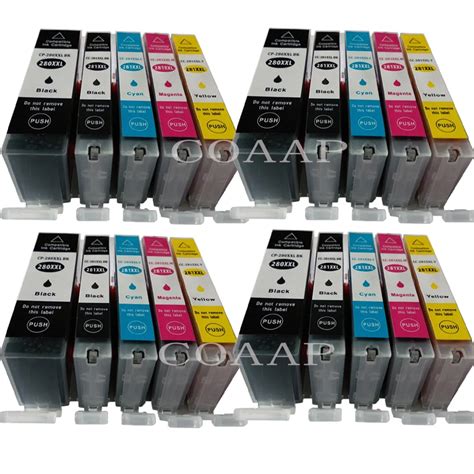 Compatible inks for Canon PGI 280 CLI 281 PGI280XL CLI281XL Ink Cartridge For PIXMA TR7520 ...