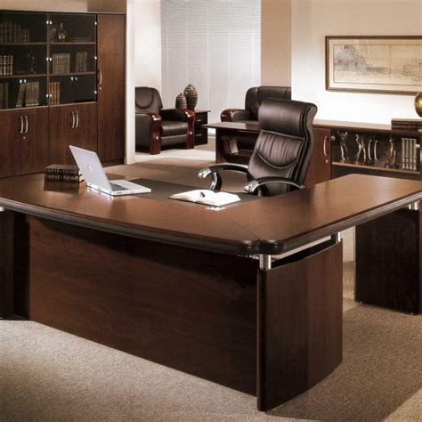 Dark Brown Office Desk - Home Office Furniture Sets Check more at http ...