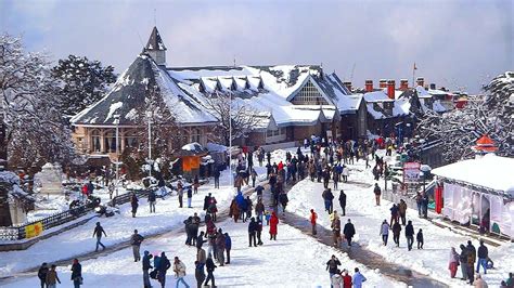 AMAZING VIEW OF SNOWFALL AT THE RIDGE SHIMLA - YouTube