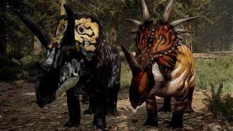 Path of Titans - Eotriceratops & Styracosaurus All Skins (Male & Female ...