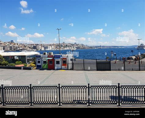 View of Istanbul from a bridge, Turkey Stock Photo - Alamy