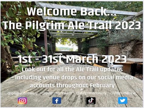 The Pilgrim Brewery Ale Trail 2023 Begins!