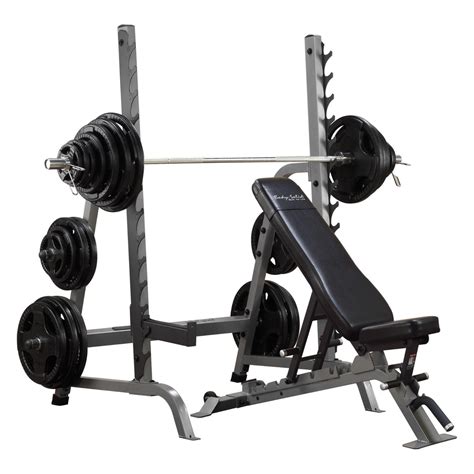 Body-Solid Squat Rack & Bench Press with Adjustable Bench SDIB370