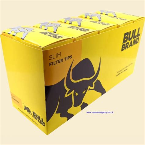 Bull Brand Slim Filter Tips 10 Boxes of 165