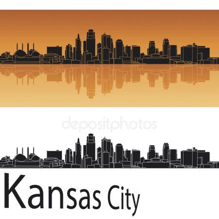 Kansas City skyline — Stock Vector © paulrommer #21179195