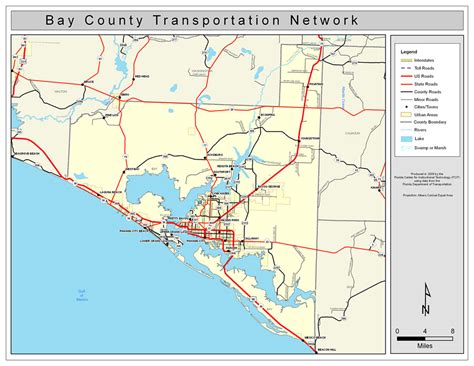 Bay County Florida Map