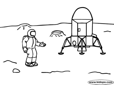 Moon landing coloring page | Coloring pages, Moon landing, Online coloring pages