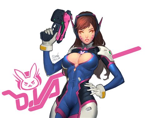 ArtStation - overwatch dva fanart, son6 _ | D.va fanart, Overwatch fan ...