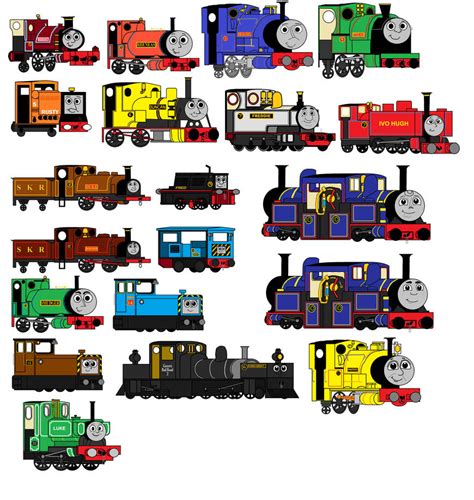 Skarloey Railway Locomotive Fleet by Joeyinsully on DeviantArt