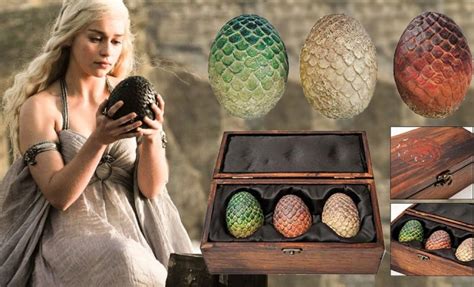 Guard the Game of Thrones Dragon Egg Prop Replica Set