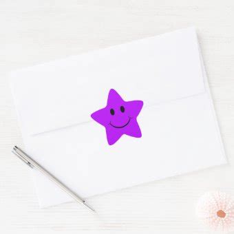 Purple Star Stickers | Zazzle