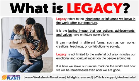 What is Legacy | Definition of Legacy