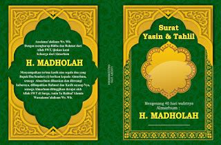 Download Cover Buku Yasin - Guru Paud