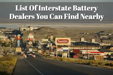 List Of Interstate Battery Dealers You Can Find Nearby