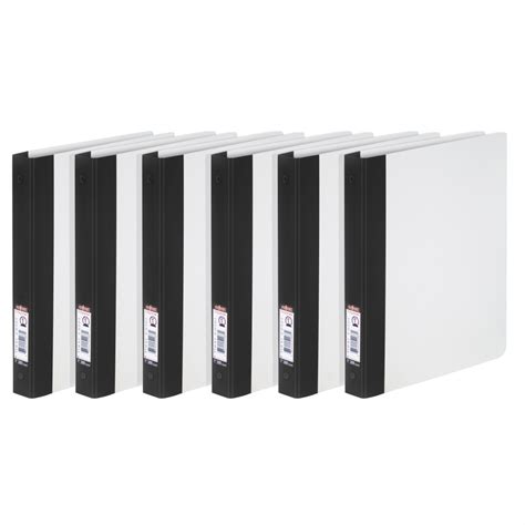 Thicker Poly Clear Binder, 1-Inch, Black Spine (Case of 6) | Walmart Canada