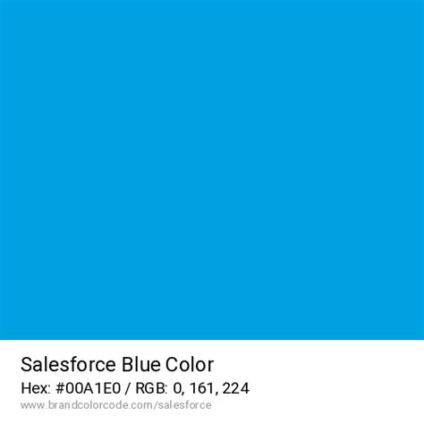 Salesforce Brand Color Codes » BrandColorCode.com