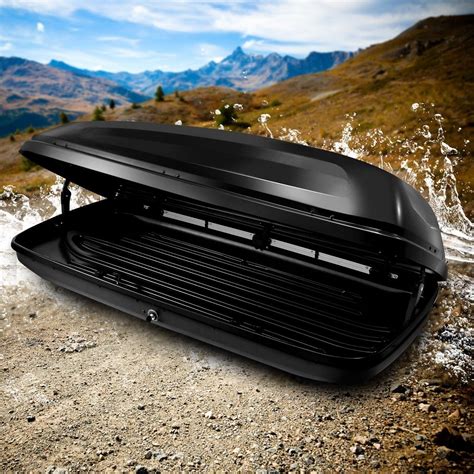 450L Universal Car Roof Box Dual Open Vehicle Rack Rooftop Luggage Pod ...